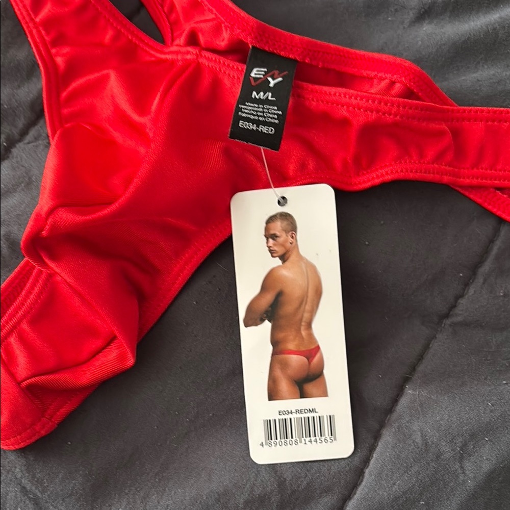 Envy Red Thong (#16) - Picture 2 of 3